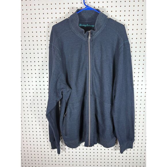 Tommy Bahama Zip up Sweater Jacket Size XXL - Picture 1 of 7